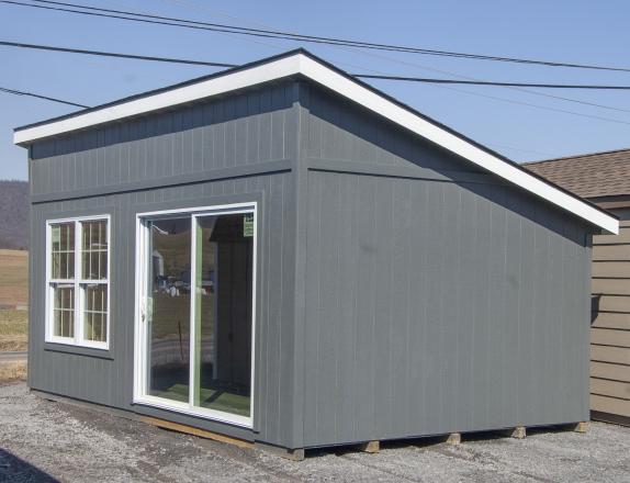 12x20 Lean To Style Building With Finished Interior