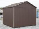 10x10 Madison Series (Economy Line) Peak Style Storage Shed (Back)